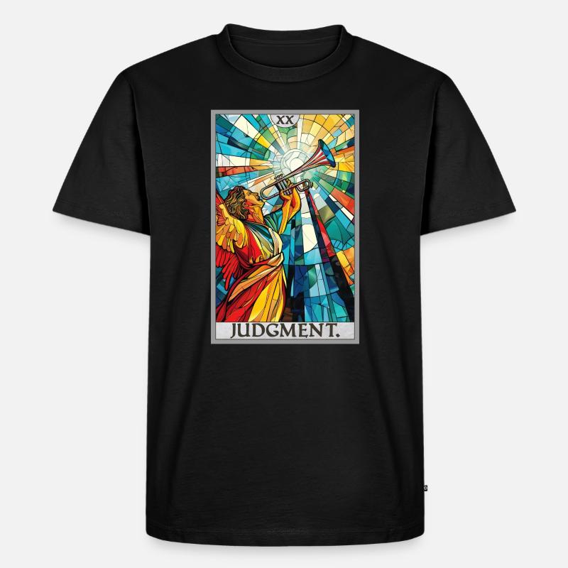Tarotkarten Tarotkarte 20 Judgment Gericht - Männer Premium Bio T-Shirt - Schwarz