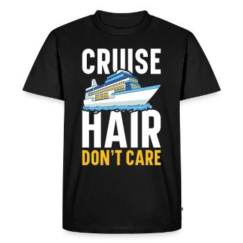 Croisière Crusader Bateau de croisière Cadeau - T-shirt Premium bio Homme - noir - Devant - Nico (187cm)