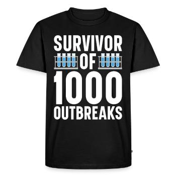 Epidemiology Scientist Epidemiologist Medicine - Men's Premium Organic T-Shirt - black - Front - Nico (187cm)