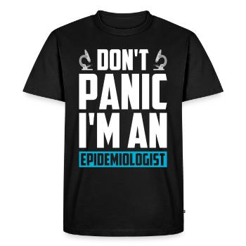 Epidemiology Scientist Epidemiologist Medicine - Men's Premium Organic T-Shirt - black - Front - Nico (187cm)