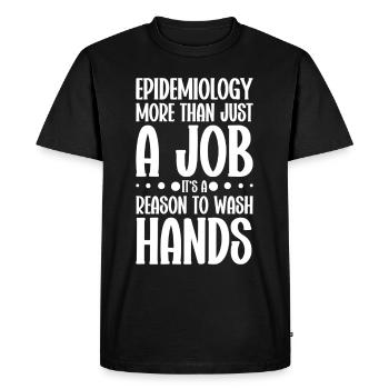 Epidemiology Scientist Epidemiologist Medicine - Men's Premium Organic T-Shirt - black - Front - Nico (187cm)