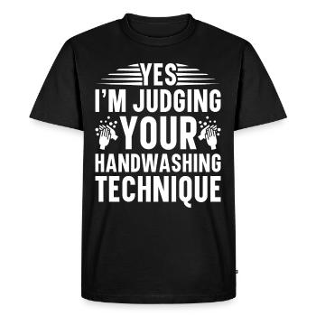 Epidemiology Scientist Epidemiologist Medicine - Men's Premium Organic T-Shirt - black - Front - Nico (187cm)