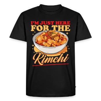 Kimchi Korean Food Kimchi Gift - Men's Premium Organic T-Shirt - black - Front - Nico (187cm)