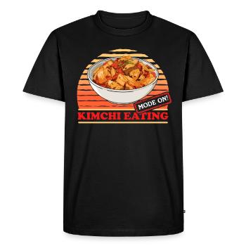 Kimchi Korean Kimchi Gift - Men's Premium Organic T-Shirt - black - Front - Nico (187cm)