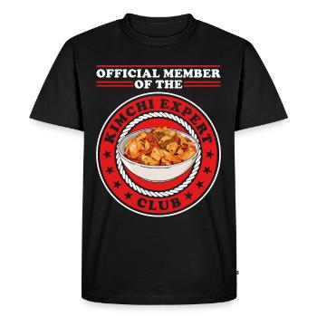 Kimchi Korean Dishes Kimchi Gift - Men's Premium Organic T-Shirt - black - Front - Nico (187cm)