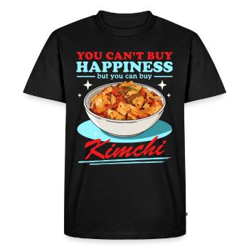 Kimchi Korean Food Kimchi Gift - Men's Premium Organic T-Shirt - black - Front - Nico (187cm)