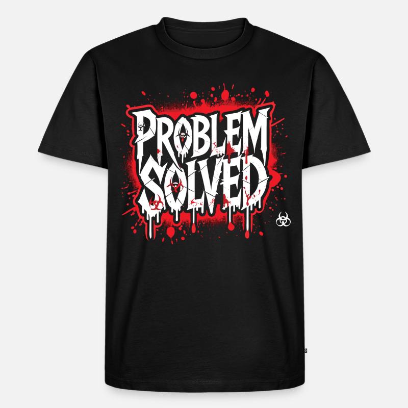 Shocking Solution - Problem Solved - Men's Premium Organic T-Shirt - black
