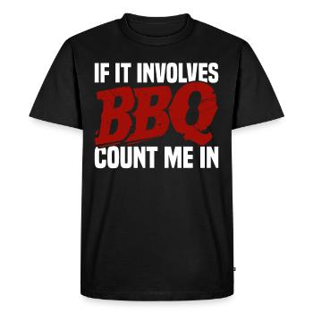 Grilling Barbecue Grill Party Grill Professional BBQ - Men's Premium Organic T-Shirt - black - Front - Nico (187cm)