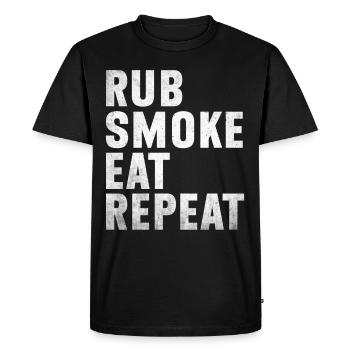 Grilling Barbecue Grill Party Grill Professional BBQ - Men's Premium Organic T-Shirt - black - Front - Nico (187cm)