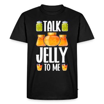 Mise en conserve Mise en conserve - T-shirt Premium bio Homme - noir - Devant - Nico (187cm)