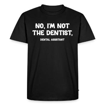 Only the strongest women will - Men's Premium Organic T-Shirt - black - Front - Nico (187cm)