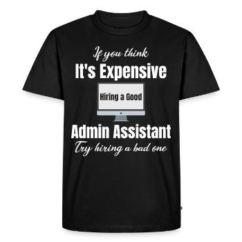 If you think it's expensive to get a good - Men's Premium Organic T-Shirt - black - Front - Nico (187cm)