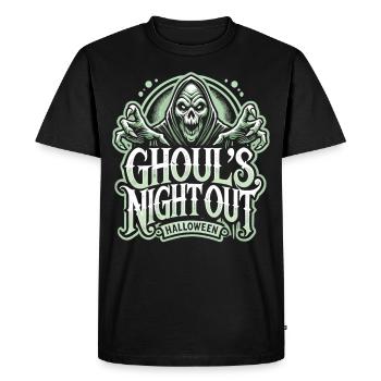 Ghoul’s Night Out - Chemise d’Halloween effrayante - T-shirt Premium bio Homme - noir - Devant - Nico (187cm)