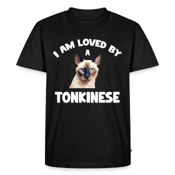 Je m’en sors d’un - T-shirt Premium bio Homme - noir - Devant - Nico (187cm)
