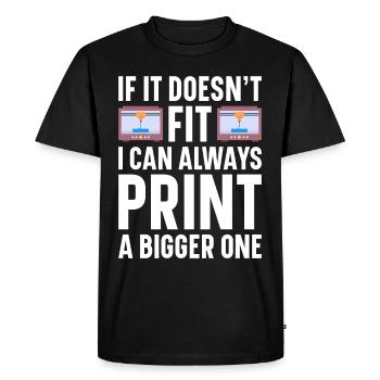 3D Printer Filament 3D Printing 3D Printing 3D Printer - Men's Premium Organic T-Shirt - black - Front - Nico (187cm)
