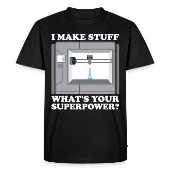 3D Printer Filament 3D Printing 3D Printing 3D Printer - Men's Premium Organic T-Shirt - black - Front - Nico (187cm)