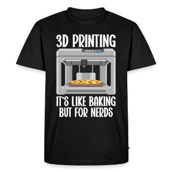 3D Printer Filament 3D Printing 3D Printing 3D Printer - Men's Premium Organic T-Shirt - black - Front - Nico (187cm)