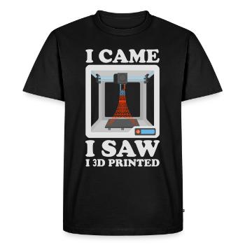 3D Printer Filament 3D Printing 3D Printing 3D Printer - Men's Premium Organic T-Shirt - black - Front - Nico (187cm)