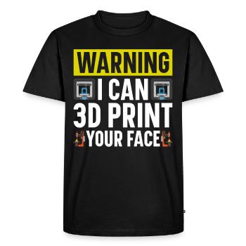 3D Printer Filament 3D Printing 3D Printing 3D Printer - Men's Premium Organic T-Shirt - black - Front - Nico (187cm)