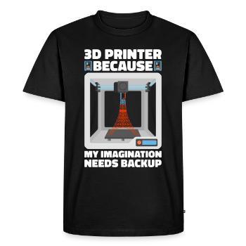 3D Printer Filament 3D Printing 3D Printing 3D Printer - Men's Premium Organic T-Shirt - black - Front - Nico (187cm)