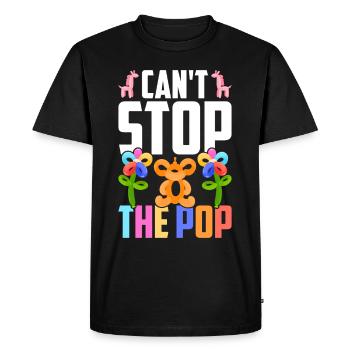 Ballon Twister Ballon Artiste Ballon Animaux - T-shirt Premium bio Homme - noir - Devant - Nico (187cm)