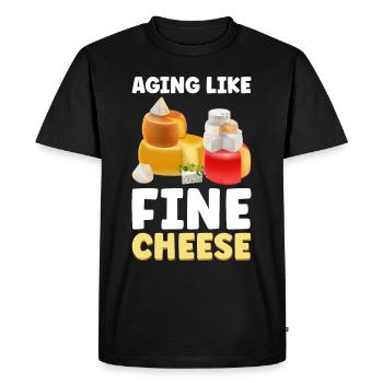 Cheesemaker Dairy Cheese maker Dairy technologist Cheese - Men's Premium Organic T-Shirt - black - Front - Nico (187cm)