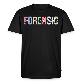 Forensic Scientist Forensic Evidence - Men's Premium Organic T-Shirt - black - Front - Nico (187cm)