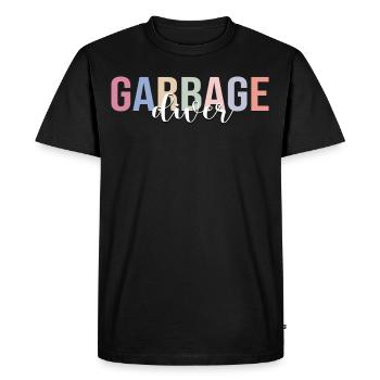 Garbage Diver Conteneur Plongée Colbage Collector - T-shirt Premium bio Homme - noir - Devant - Nico (187cm)