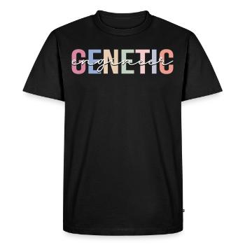 Genetic engineering methods - Men's Premium Organic T-Shirt - black - Front - Nico (187cm)