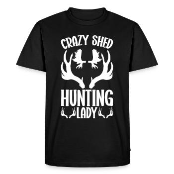 Chasse aux bois Chasse aux bois Trophée de chasse aux bois - T-shirt Premium bio Homme - noir - Devant - Nico (187cm)