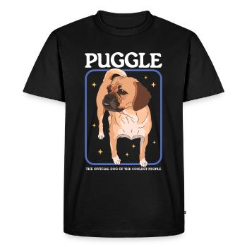 Puggle Dog Owner Cadeau pour propriétaire de chien - T-shirt Premium bio Homme - noir - Devant - Nico (187cm)