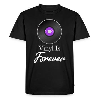 Vinyle sonne mieux collectionneur antiquité rustique - T-shirt Premium bio Homme - noir - Devant - Nico (187cm)