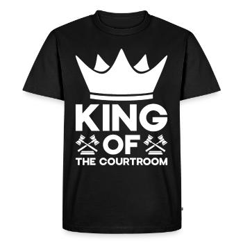 Lawyer Lawyer Court Public Prosecutor - Men's Premium Organic T-Shirt - black - Front - Nico (187cm)