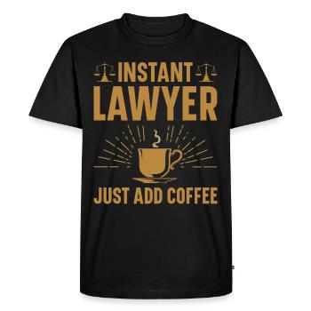Avocat Avocat Tribunal Procureur de la République - T-shirt Premium bio Homme - noir - Devant - Nico (187cm)