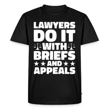 Avocat Avocat Tribunal Procureur de la République - T-shirt Premium bio Homme - noir - Devant - Nico (187cm)