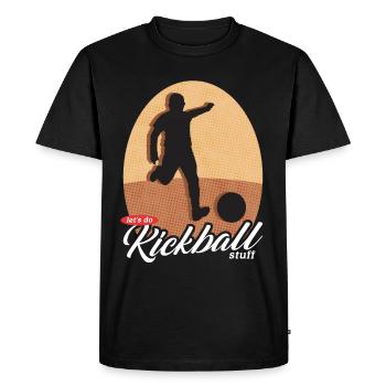 Kickball Kickball Player Kickballer Cadeau - T-shirt Premium bio Homme - noir - Devant - Nico (187cm)