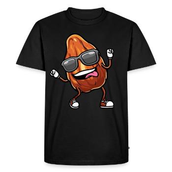 Dattes Fruit Dancing - T-shirt Premium bio Homme - noir - Devant - Nico (187cm)