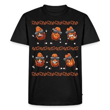 Dattes Fruit Dansant - T-shirt Premium bio Homme - noir - Devant - Nico (187cm)