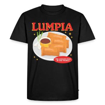 Lumpia Rouleau de Printemps Loempia Cadeau - T-shirt Premium bio Homme - noir - Devant - Nico (187cm)