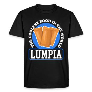 Lumpia Spring Rolls Loempia Gift - Men's Premium Organic T-Shirt - black - Front - Nico (187cm)