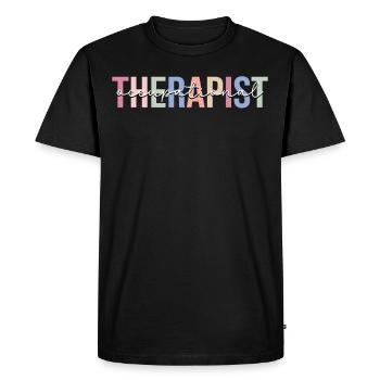 Occupational Therapist Occupational Therapy O - Men's Premium Organic T-Shirt - black - Front - Nico (187cm)