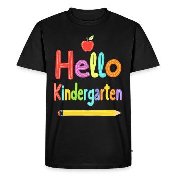 Kindergarten School Enrollment Start Kindergarten Child - Men's Premium Organic T-Shirt - black - Front - Nico (187cm)