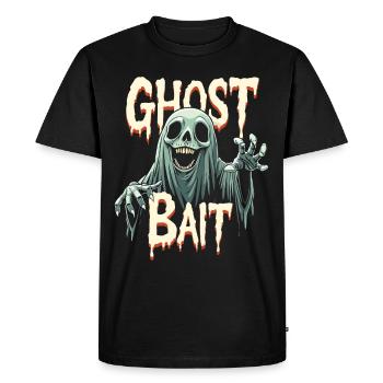 Ghost Bait Halloween Geist Gespenst Geister - Men's Premium Organic T-Shirt - black - Front - Nico (187cm)