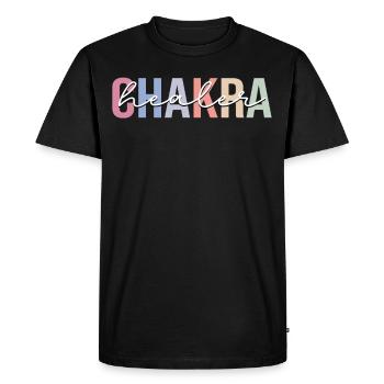 Guérisseur de chakras Maître Reiki de guérison des chakras - T-shirt Premium bio Homme - noir - Devant - Nico (187cm)