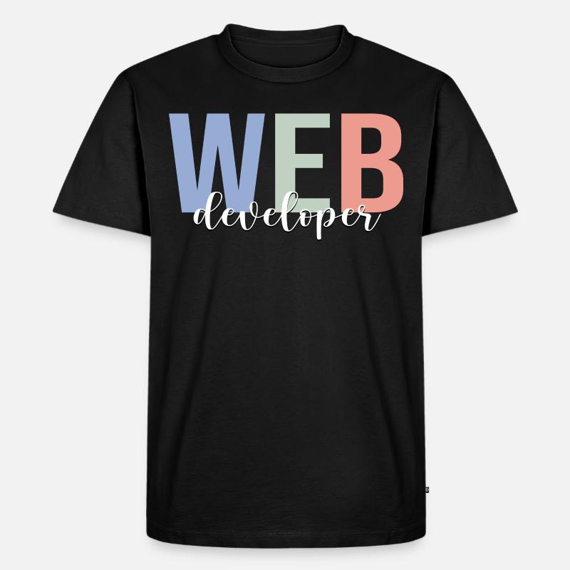 Développeur Web Codage Programmeur Programmation - T-shirt Premium bio Homme - noir