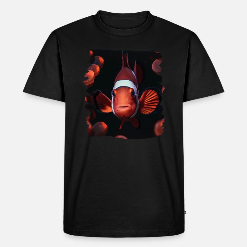 Clownfish Clownfische Clownfisch - Männer Premium Bio T-Shirt - Schwarz