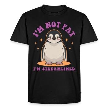 Penguin Baby Penguins Gifts - Men's Premium Organic T-Shirt - black - Front - Nico (187cm)