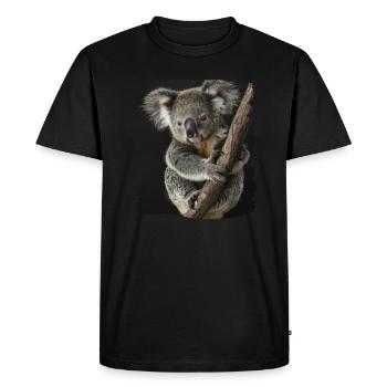 Koalas Koala - Men's Premium Organic T-Shirt - black - Front - Nico (187cm)