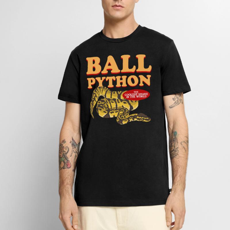 Roi Python Python Serpents Cadeau T-shirt Premium bio Homme