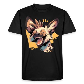 Chien sauvage Wildhunde Wildhund - T-shirt Premium bio Homme - noir - Devant - Nico (187cm)